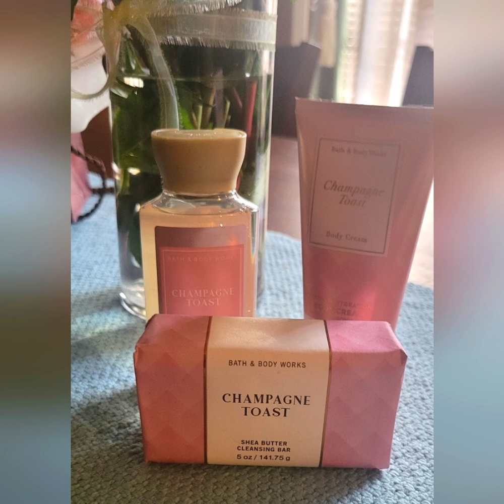 Bath & Body Works "Champagne Toast" Mini Set of 3